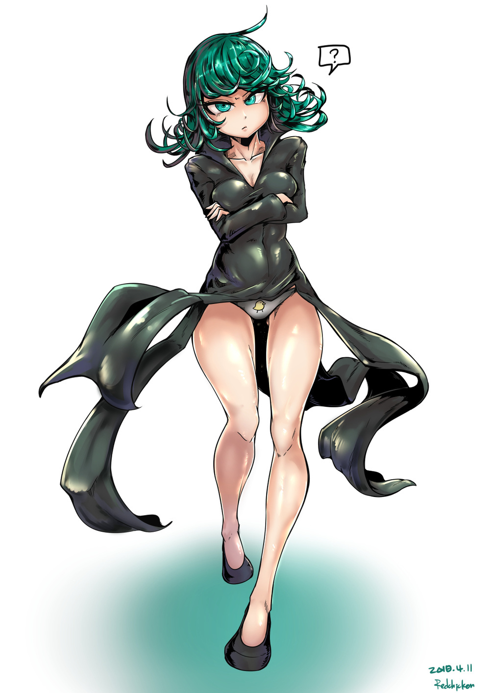 Tatsumaki totally wears panties see 186722172 added by